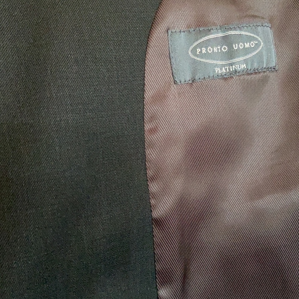 Pronto Uomo Platinum Modern Fit Charcoal blazer - Picture 6 of 8